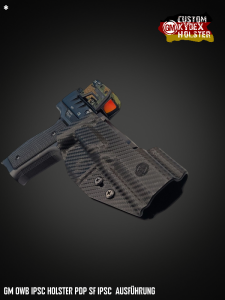 GM OWB Custom Kydex Holster Multi Mount IPSC Walther PDP Steel Frame